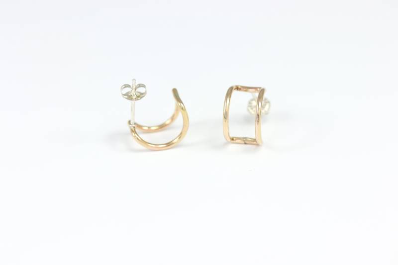 Ear Cuff Ohrstecker - Silber Ohrringe von SloaneJewelryDesign