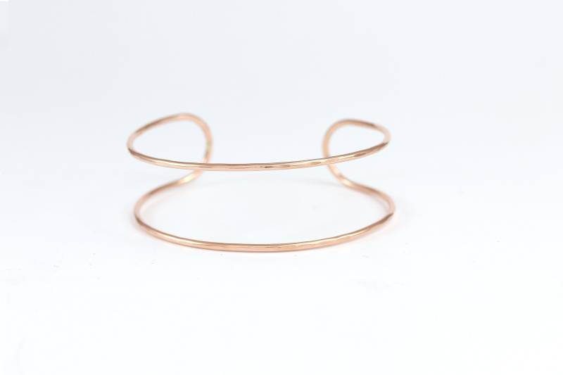 Parallel Bar Manschette - Silber Armband Sterling Armreif Armband-Armreif von SloaneJewelryDesign