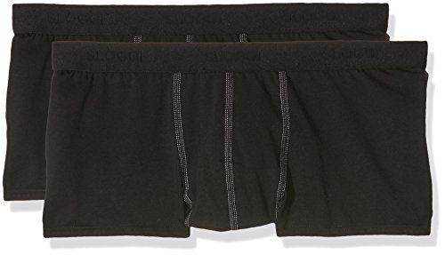 sloggi men Herren 24/7 Hipster 2P Retroshorts, Black, 5 von Sloggi