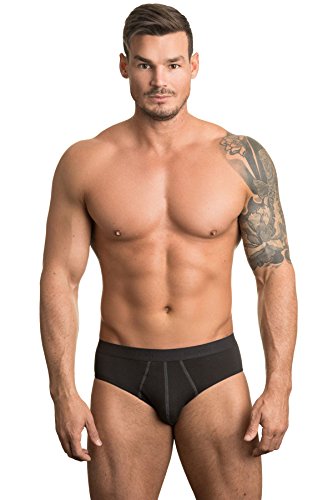 sloggi men Herren 24/7 Midi 2P Slip, Black, 5 von Sloggi