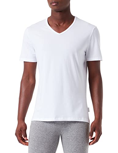 sloggi men Herren EverNew Shirt 03 V-Neck Unterhemd, White, 7 von Sloggi