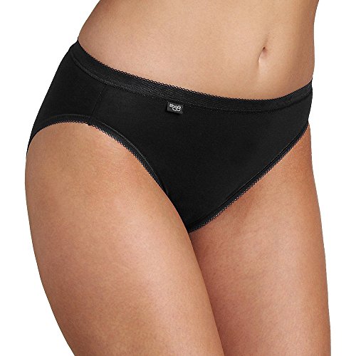 4er Pack Sloggi Damen Tai Slip - Serie Basic+ 2P - 95/5 - Farbe Weiß - Größe 42 - Passgenaue Damenslips von Sloggi
