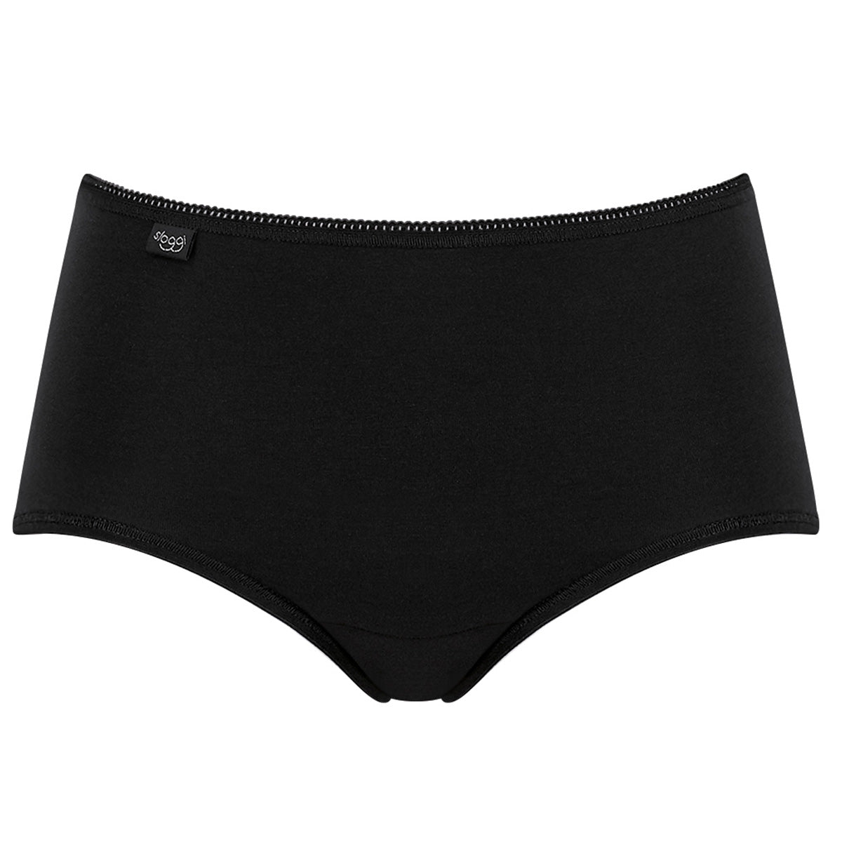 Sloggi 24/7 Cotton 2-Pack Midi Slip, Schwarz, Größe: 42, Damen von Sloggi