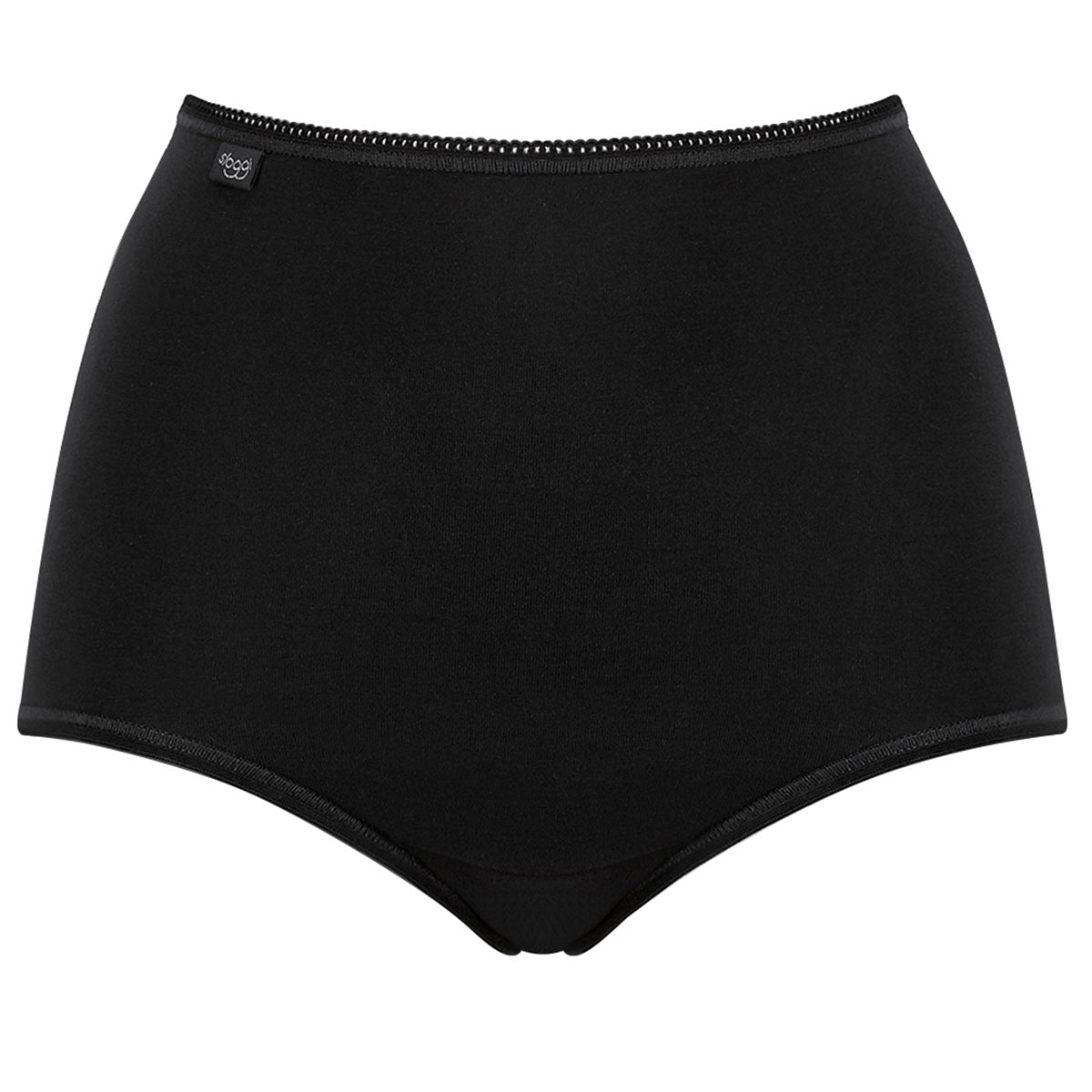 Sloggi 24/7 Cotton 2-Pack maxi Slip, Schwarz, Größe: 40, Damen von Sloggi