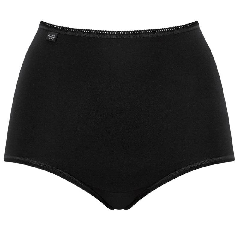 Sloggi 24/7 Cotton 2-Pack maxi Slip, Schwarz, Größe: 50, Damen von Sloggi