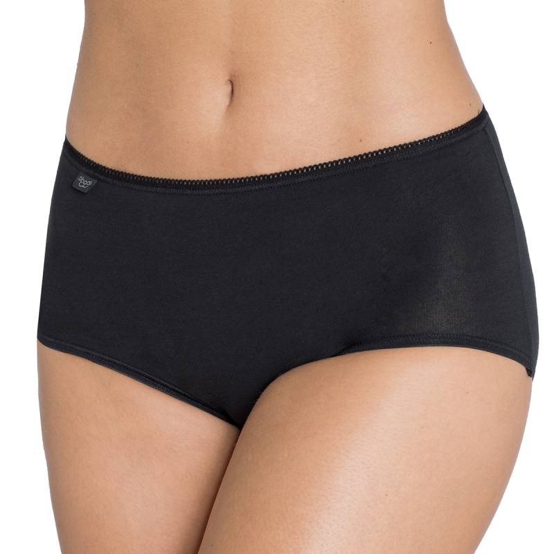 Sloggi 24/7 Cotton H Midi Slip, Schwarz, Größe: 50, Damen von Sloggi