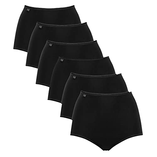 Sloggi - 24/7 Cotton - Maxi Slip - 6er-Pack (48 Schwarz) von Sloggi