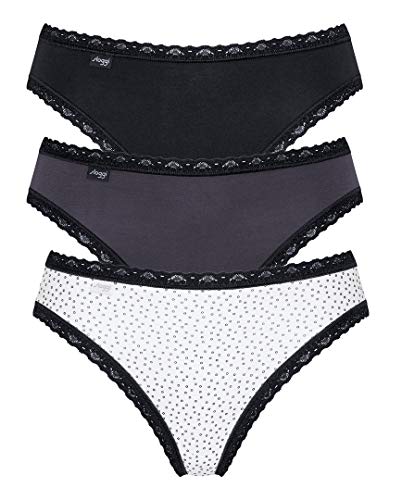 Sloggi 24/7 Weekend Tai 6er Pack Black Comb 46 von Sloggi