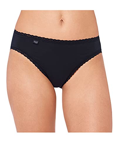 Sloggi 24|7 Cotton Lace Tai Slips 6er Pack Black 38 von Sloggi