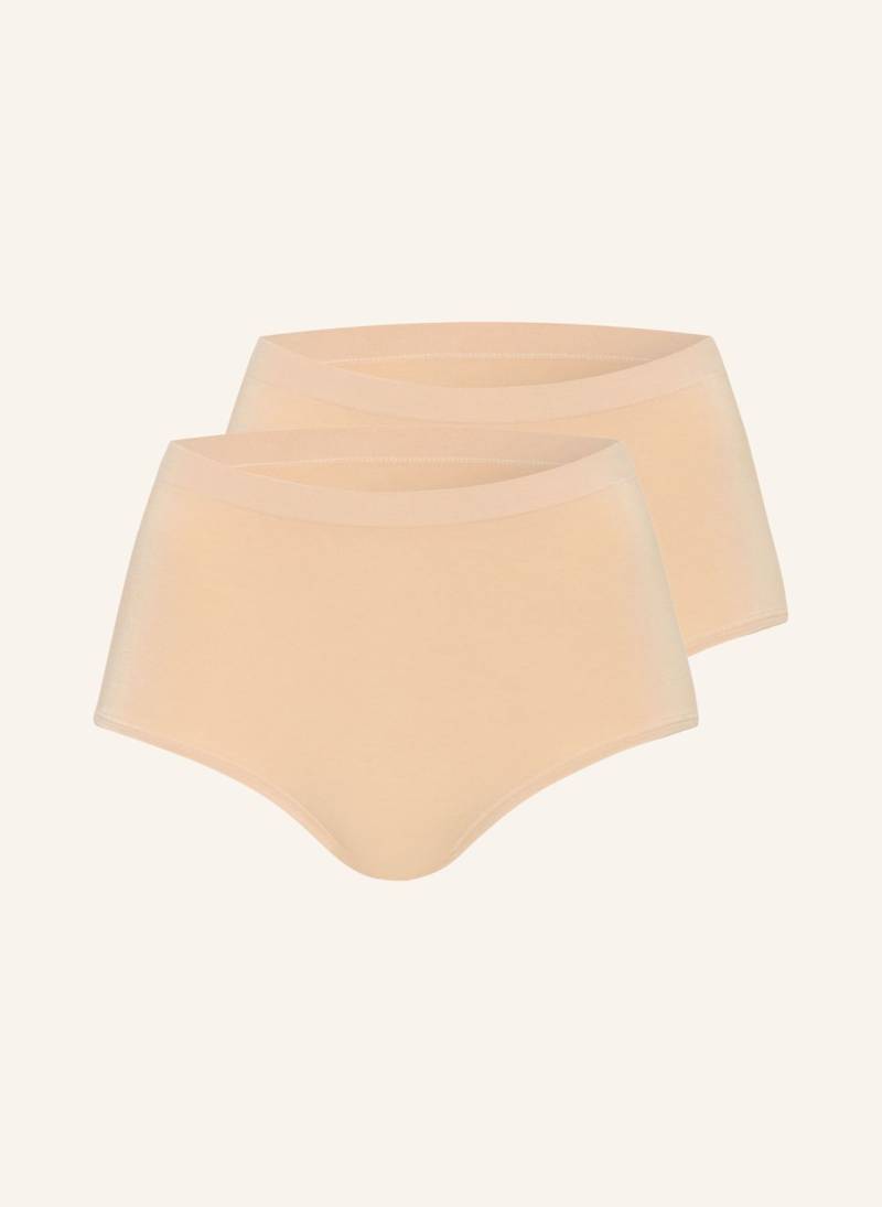 Sloggi 2er-Pack Taillenslips Go Sense beige von Sloggi