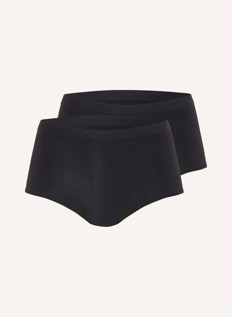 Sloggi 2er-Pack Taillenslips Go Sense schwarz von Sloggi