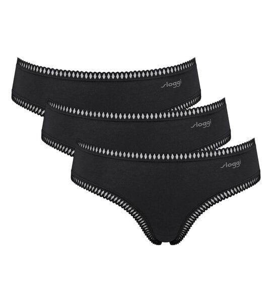 Sloggi 3er Pack GO Crush Hipster Slip Bio-Baumwolle von Sloggi