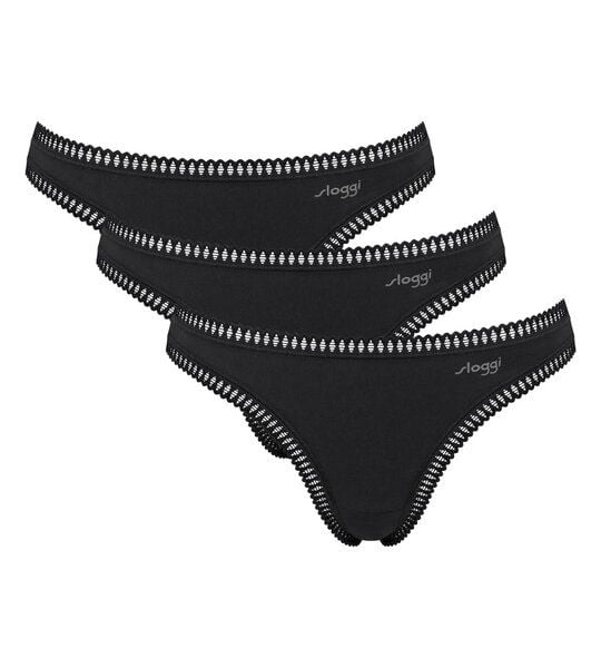 Sloggi 3er Pack GO Crush String Bio-Baumwolle von Sloggi
