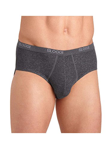 Sloggi 6er Pack Basic Slips Grey XL von Sloggi
