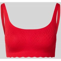 Sloggi BH mit Strukturmuster Modell 'Bliss' im 3er-Pack in Rot, Größe L von Sloggi