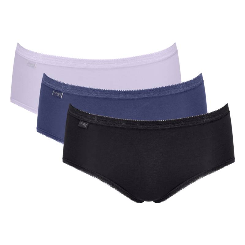 Sloggi Basic+ 3er-Pack Midi Slip, Multi, Größe: 48, Damen von Sloggi