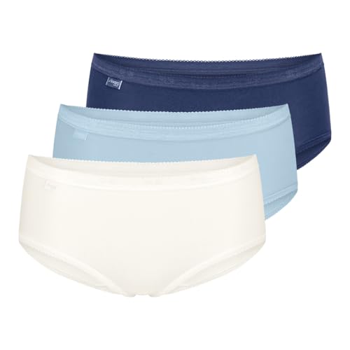 Sloggi Damen Basic+ Midi C3p Underwear, Multiple Colours 20, 46 EU Sloggi Damen Basic+ Midi C3p Underwear, Multiple Colours 20, 46 EU von Sloggi