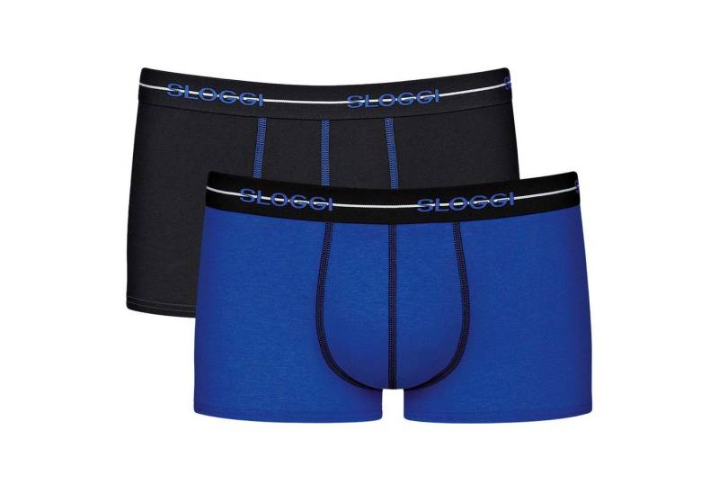 sloggi Boxer Herren Boxershort 2er Pack Baumwollmischung (Packung, 2er Pack) von sloggi