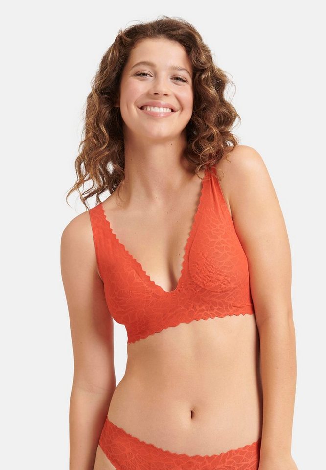 sloggi Bralette-BH ZERO Feel Lace 2.0 (1-tlg) Bralette - Nahtlos - Leicht gepolsterte Cups von sloggi