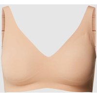 Sloggi Bralette mit Hakenverschluss Modell 'ZERO FEEL 2.0' in Beige, Größe L+ von Sloggi