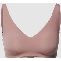 Sloggi Bralette mit Hakenverschluss Modell 'ZERO FEEL 2.0' in Hellbraun, Größe L von Sloggi