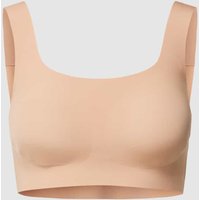 Sloggi Bustier in unifarbenem Design Modell 'ZERO FEEL 2.0' in Beige, Größe L von Sloggi