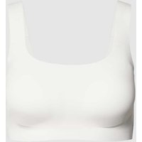 Sloggi Bustier in unifarbenem Design Modell 'ZERO FEEL 2.0' in Offwhite, Größe S von Sloggi