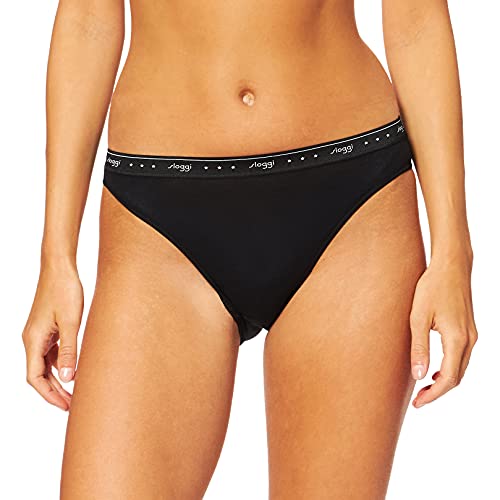 sloggi Damen 24/7 100 Tai Slip, Black, 44 von Sloggi