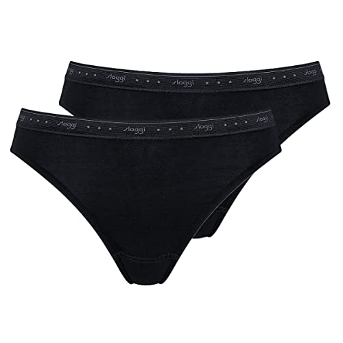 Sloggi Damen 24/7 100 Tai 2p Slip, Schwarz, 44 EU von Sloggi