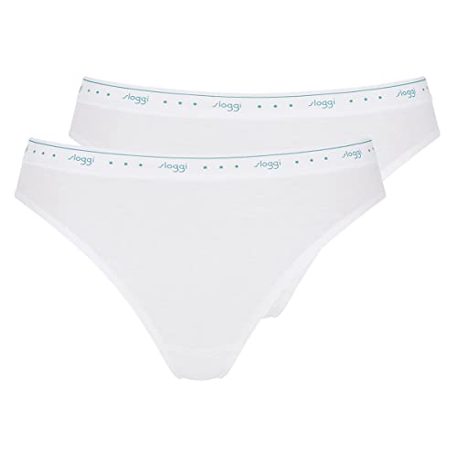 Sloggi Damen 24/7 100 Tai 2p Slip, Weiß, 40 EU von Sloggi