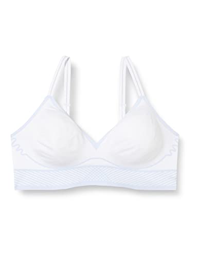 Sloggi Damen BODY ADAPT Bralette Bustier, White/Light Combination, L Größen von Sloggi