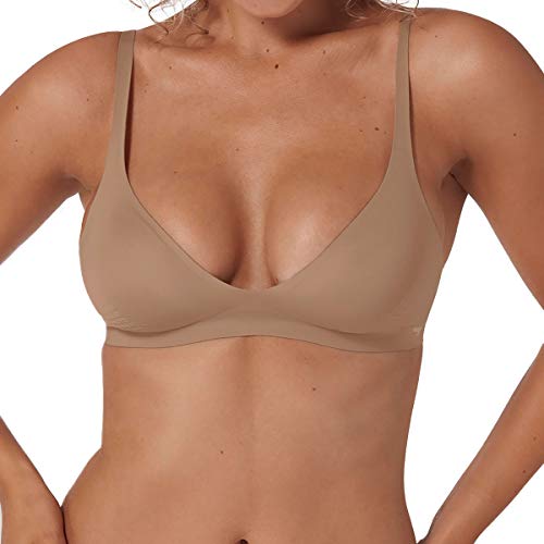 sloggi Damen BODY ADAPT T-Shirt Bra Padded BH, Nostalgic Brown, S von Sloggi