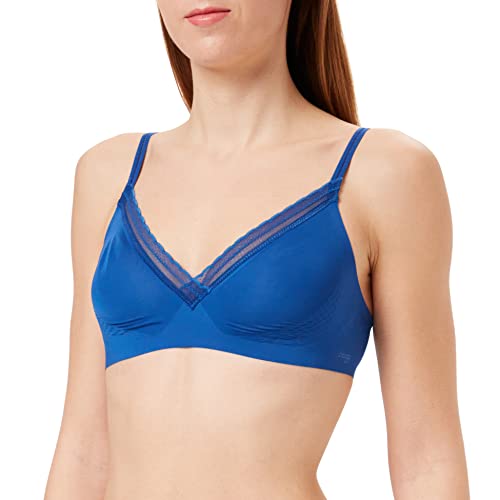 sloggi Damen Body Adapt Twist Soft Bra BH, Blue Sapphire, L von Sloggi