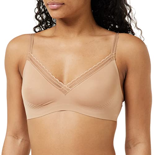 sloggi Damen Body Adapt Twist Soft Bra BH, Nostalgic Brown, L Plus von Sloggi