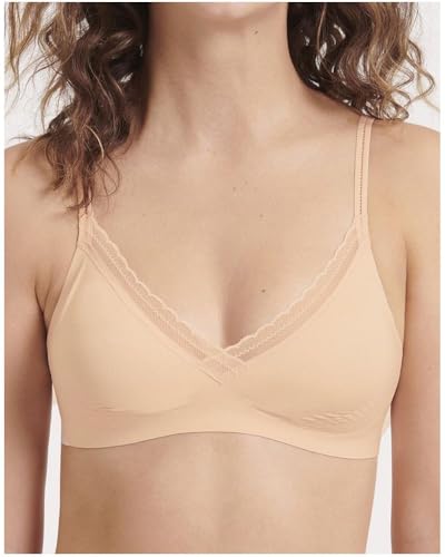 sloggi Damen Body Adapt Twist Soft Bra, Powder ORANGE, L Plus von Sloggi