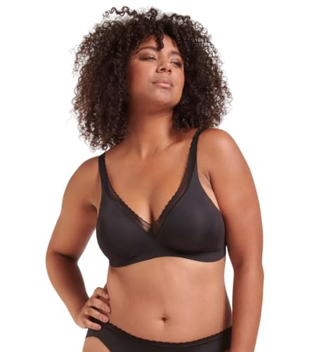 sloggi Damen Body Adapt Twist T-Shirt Bra Gepolsterter BH, Black, L von Sloggi