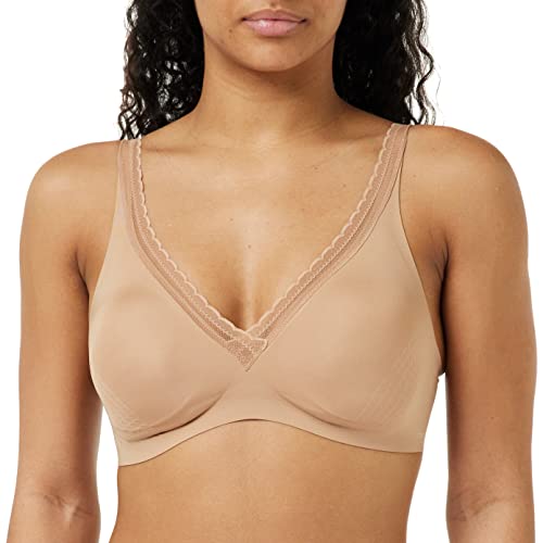 sloggi Damen Body Adapt Twist T-Shirt Bra Gepolsterter BH, Nostalgic Brown, S von Sloggi