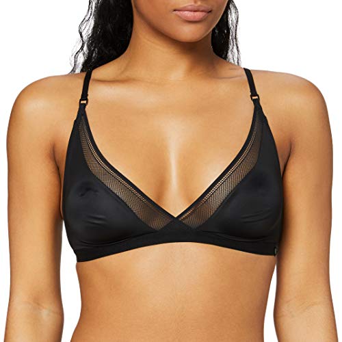 S by sloggi Damen Symmetry N Bügelloser BH, Black, 70B von S by sloggi