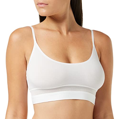 sloggi Damen Ever Fresh Crop Top Bustier, White, XS von Sloggi