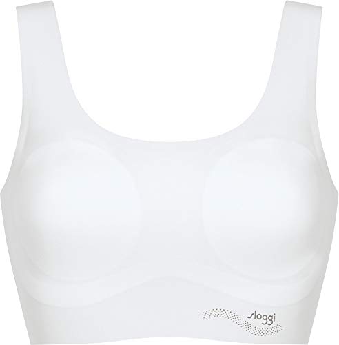 sloggi Damen ZERO Feel Top EX Bustier, White, XL von Sloggi