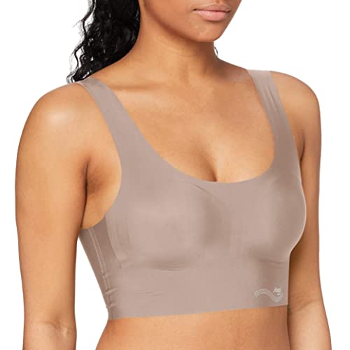 Sloggi Damen Bustier Zero Feel Top, Braun (Coffee Sugar 3092), XS von Sloggi