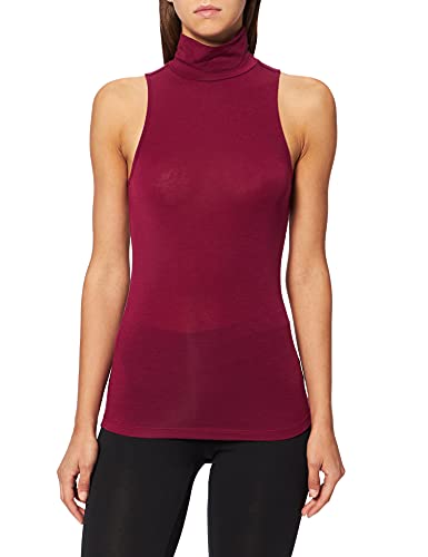 sloggi Damen EVER Cosy Turtleneck Shirt, Dark Wine, M von Sloggi