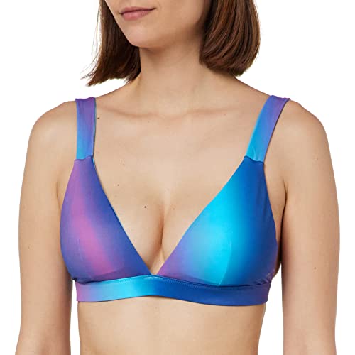 Sloggi Damen Fornillo Triangle Bikini Oberteil, Turquoise-Dark Combination, L von Sloggi