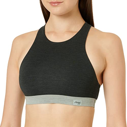 Sloggi Damen Funktionsunterwäsche Women Move Flow Top1, Mehrfarbig (Black Combination M014), Gr. 44 (Herstellergröße: Large) von Sloggi