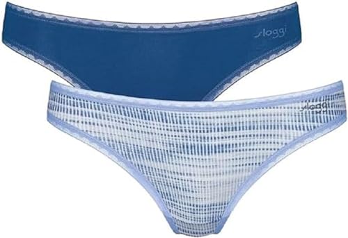 sloggi Damen GO Mini C2P, Blue - Dark Combination, S von Sloggi