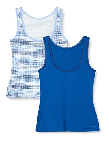 sloggi Damen GO Tank Top C2P Shirt 02, Blue-Dark Combination, XS von Sloggi