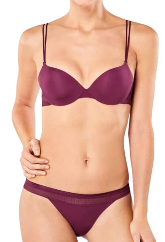 Sloggi Damen Halbschalen BH S Silhouette WHP, Violett (Bordeaux 3748), Gr. 80 von Sloggi