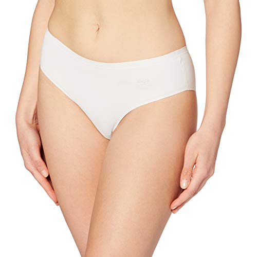 Sloggi Damen Hipster Zero One Cheek Hip , Elfenbein (Silk White (Gz) , L von Sloggi