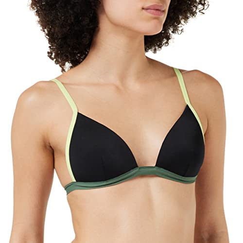 Sloggi Damen Marina Grande PU Bikini Oberteil, Black, L von Sloggi