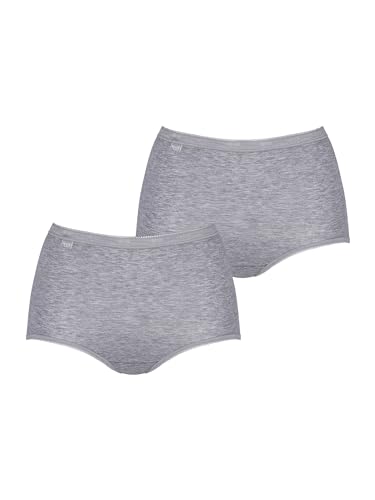 Sloggi Damen Midislip 2-Pack Basic+ - Grey Combination - Größe 48 Sloggi Damen Midislip 2-Pack Basic+ - Grey Combination - Größe 48 von Sloggi